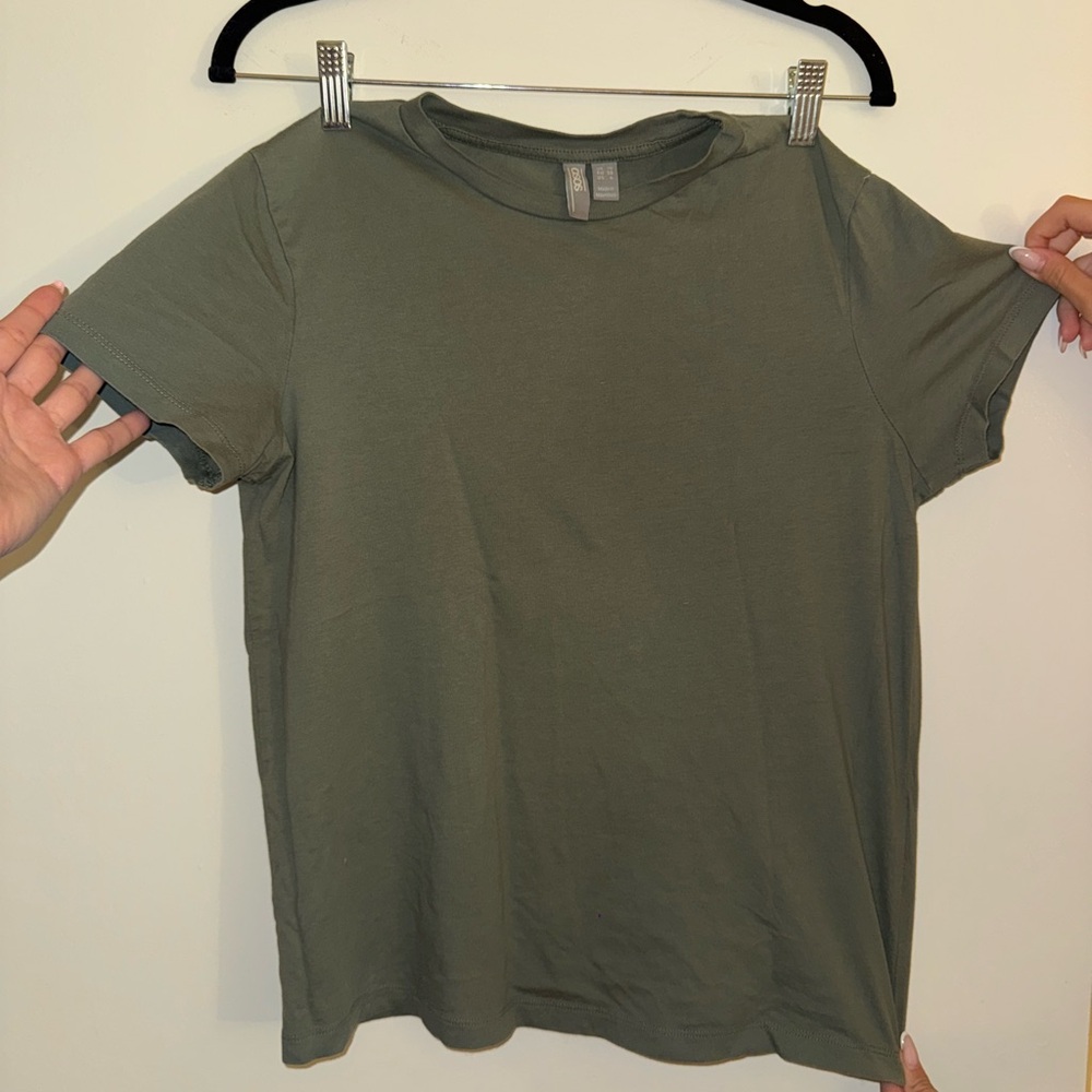 ASOS Khaki Green Casual Tee
